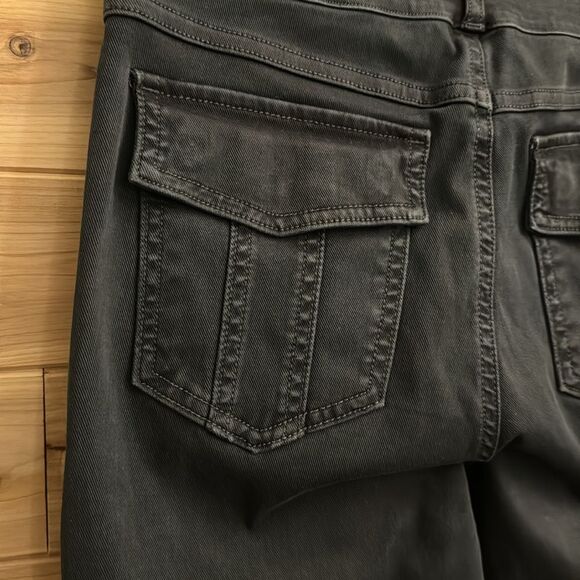 SPANX Size Medium Stretch Twill Cargo Pull On Skinny Pants - Picture 13 of 16